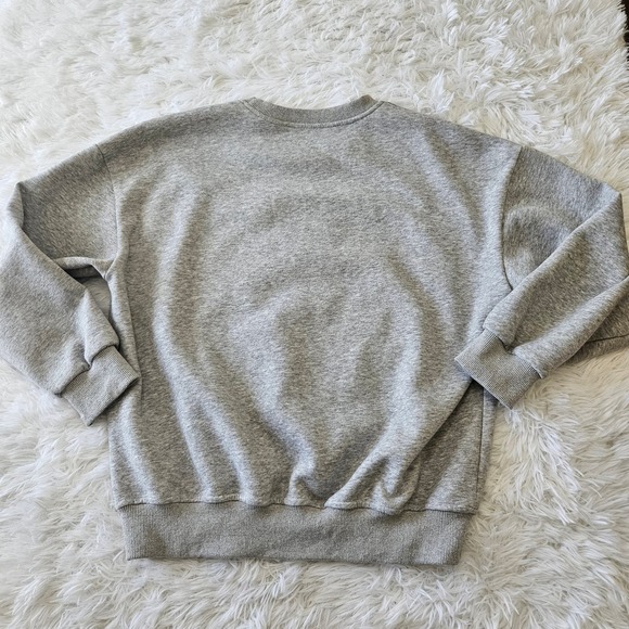 Elpam Women's Gray Teddy Bear Graphic Crewneck Sweatshirt. Size‎ S - Picture 4 of 7
